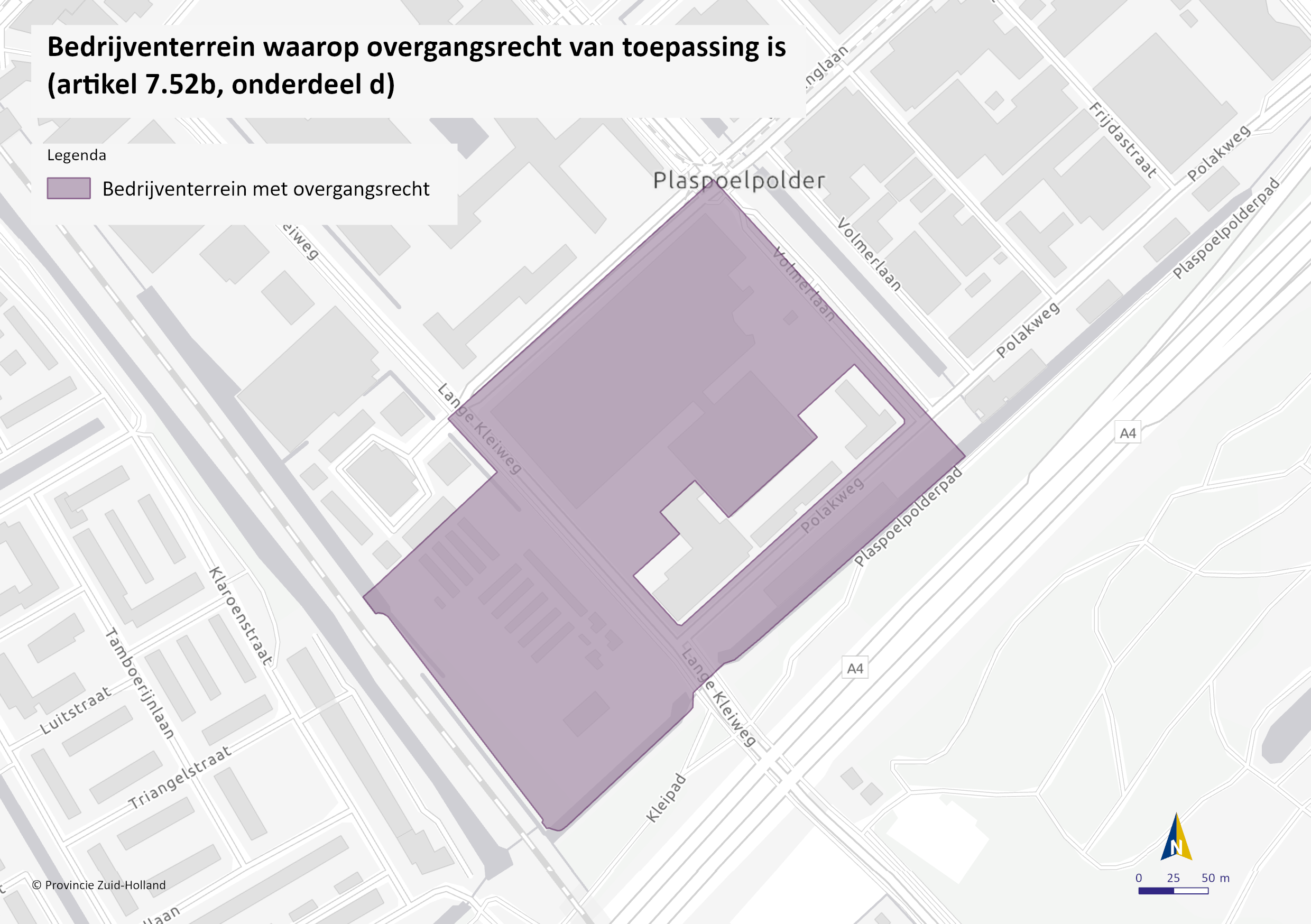 Bedrijventerrein waar overgangsrecht van toepassing is (artikel 7.52b, onderdeel d) De Broodfabriek en omgeving