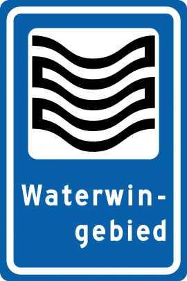 model bord waterwingebied