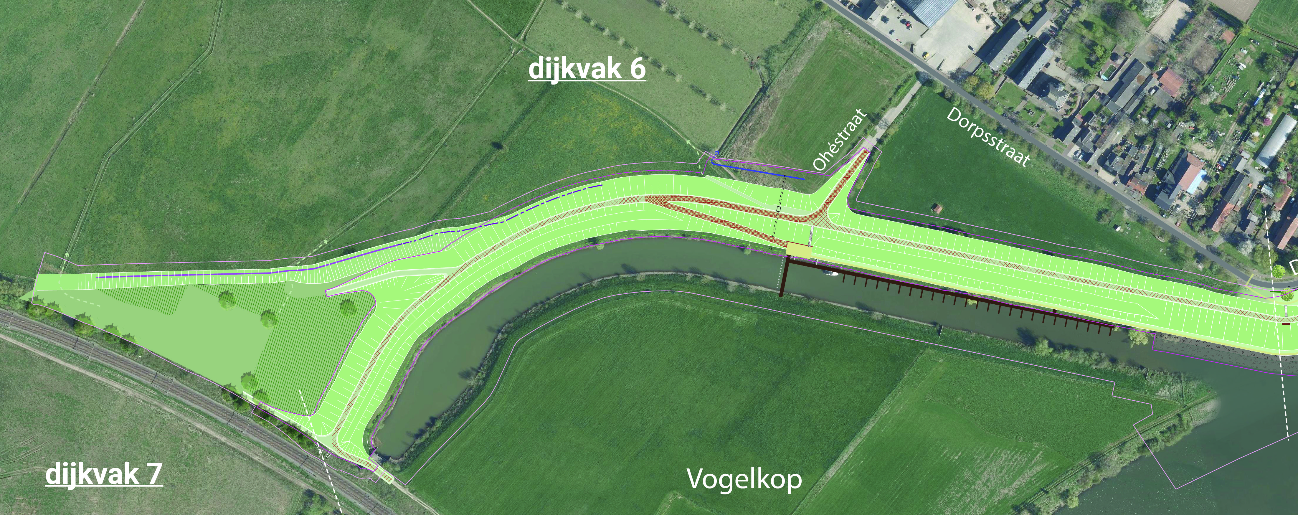 Figuur 4.20 Ontwerp dijkvak 6