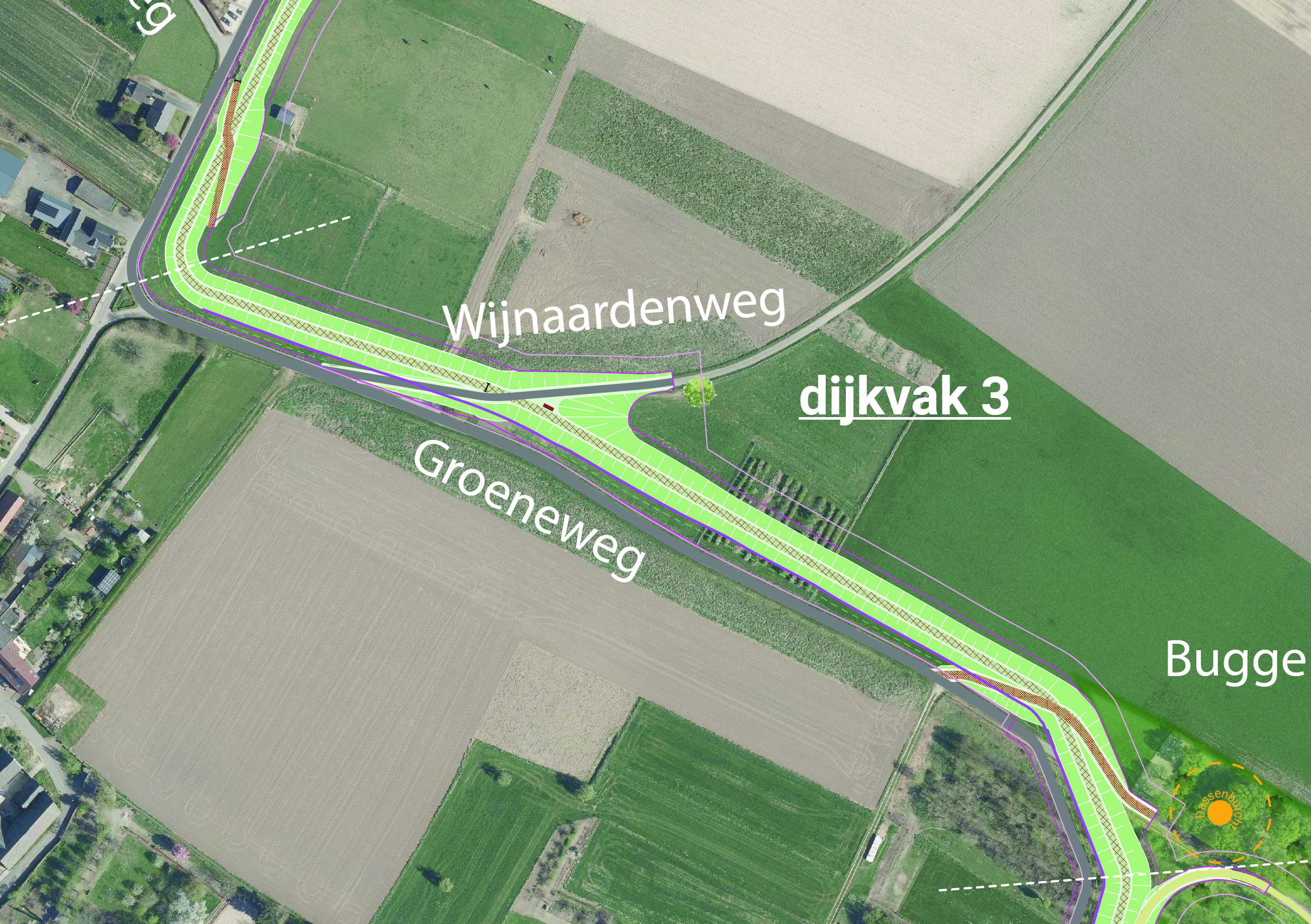 Figuur 4.8 Ontwerp dijkvak 3