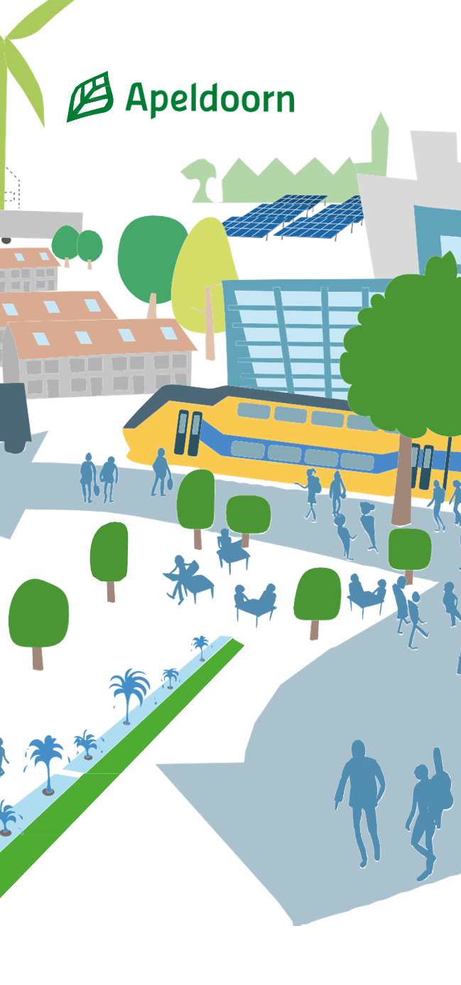 A cartoon of a train station AI-generated content may be incorrect.
