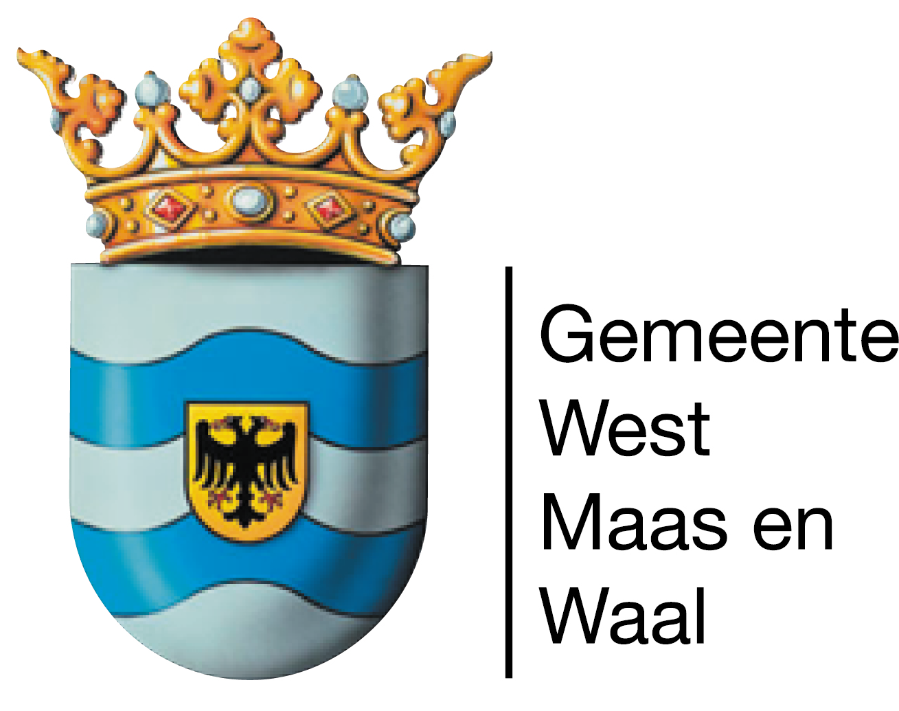 Logo van gemeente West Maas en Waal
