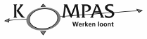 Logo van Kompas, Gemeentelijk collectief voor werk, inkomen & zorg