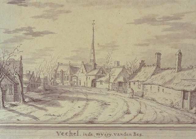 afbeelding 19 - De Hoofdstraat van Veghel in de zeventiende eeuw