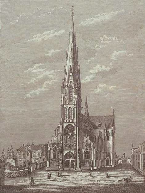 afbeelding 53 - De Lambertuskerk te Veghel in 1863 ontworpen door Pierre Cuypers (bron: UvT - Brabantcollectie)