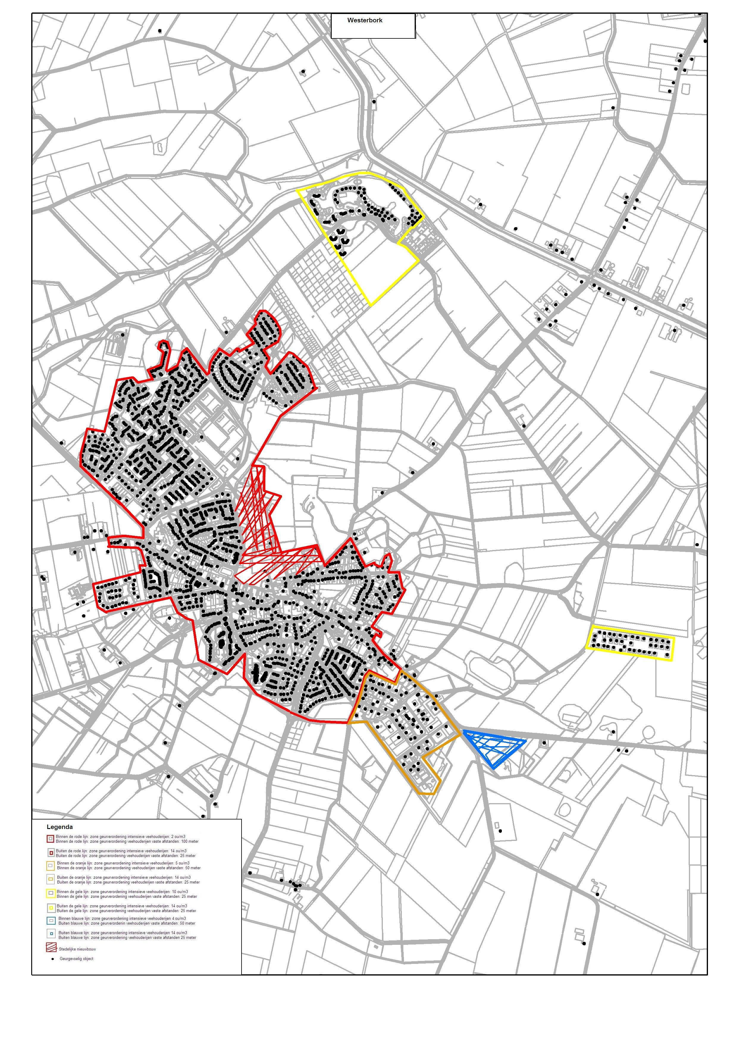 kaart Westerbork